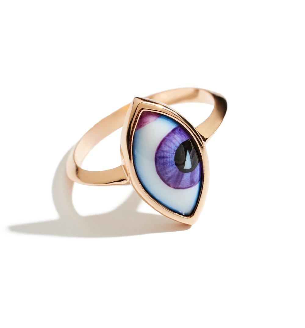 Lito Petit Mauve Chevalier Ring