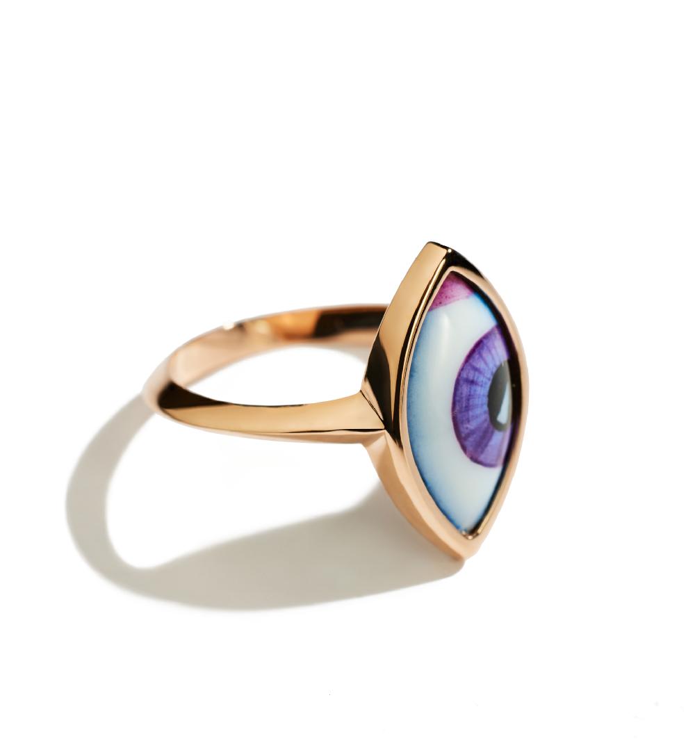 Lito Petit Mauve Chevalier Ring