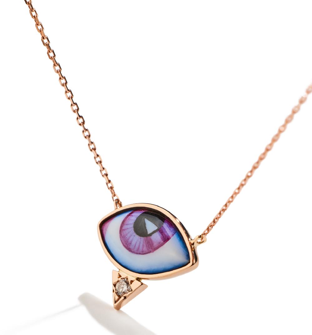 Lito Petit Mauve Diamond Necklace