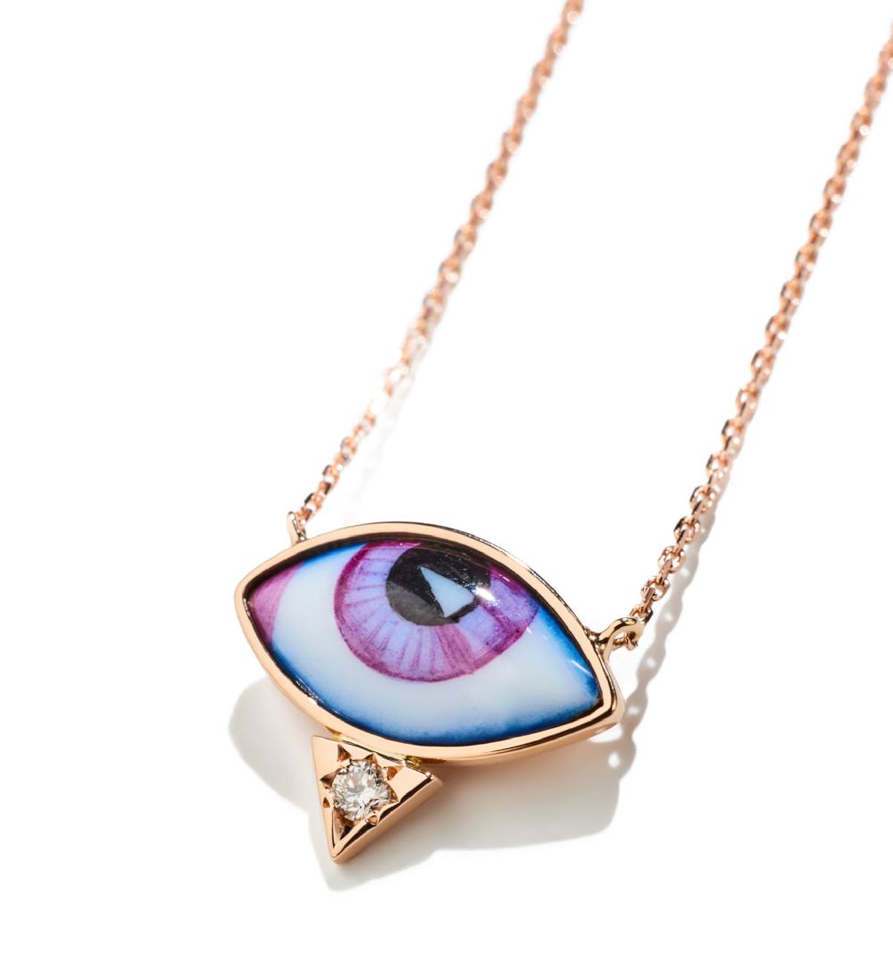 Lito Petit Mauve Diamond Necklace