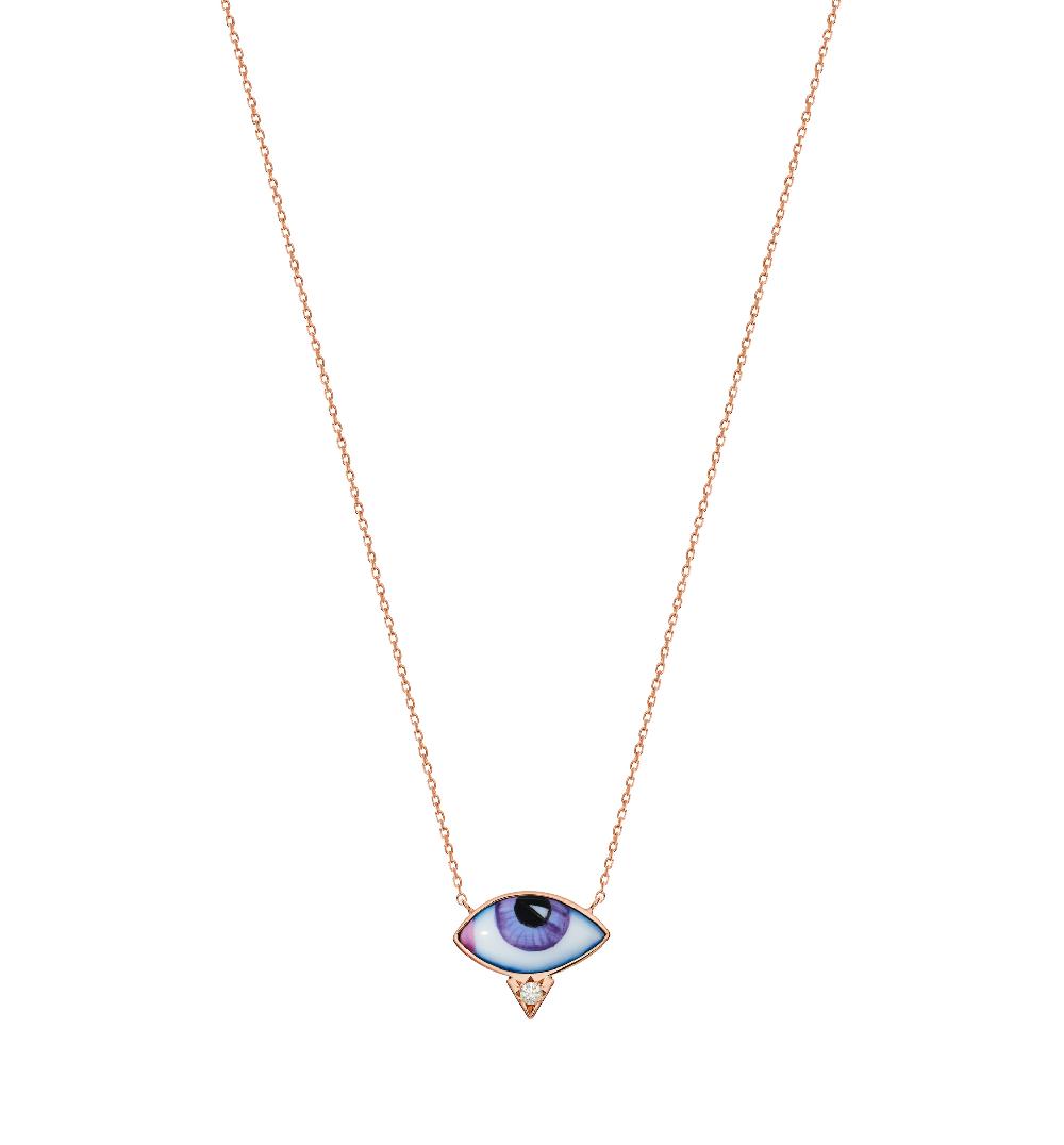 lito Petit Mauve diamond necklace