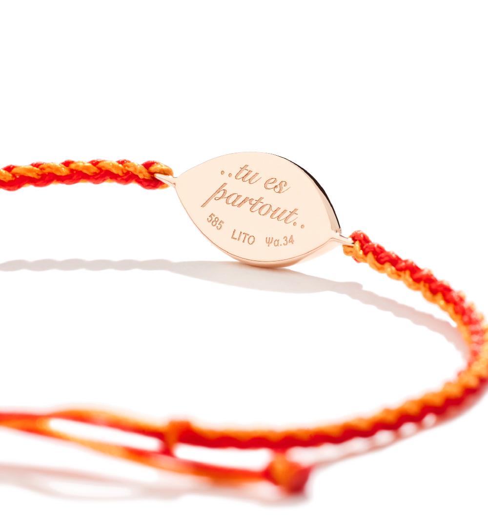 Lito Petit Rose Macrame Kids' Bracelet