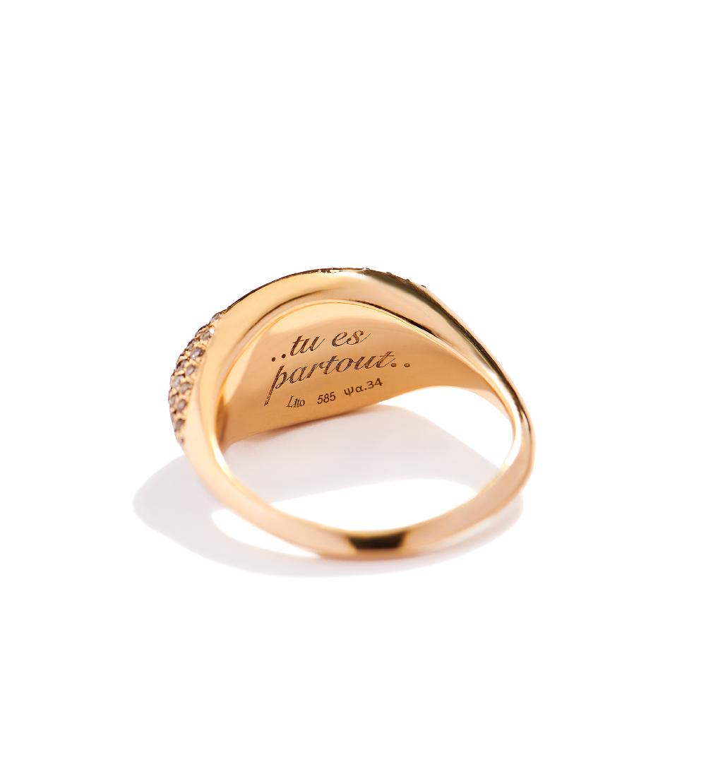 Lito Petit Vert Chevalier Diamond Ring