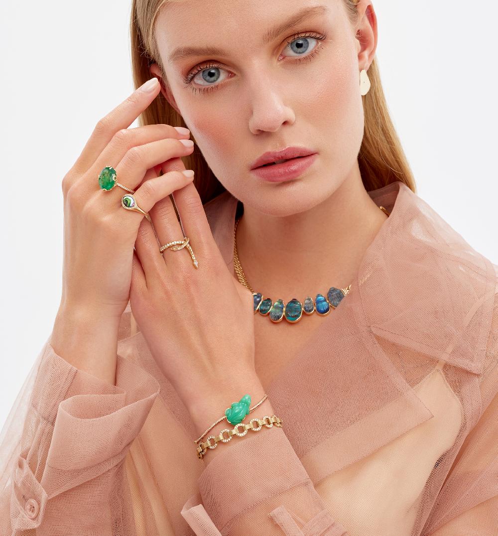 Lito Petit Vert Chevalier Diamond Ring
