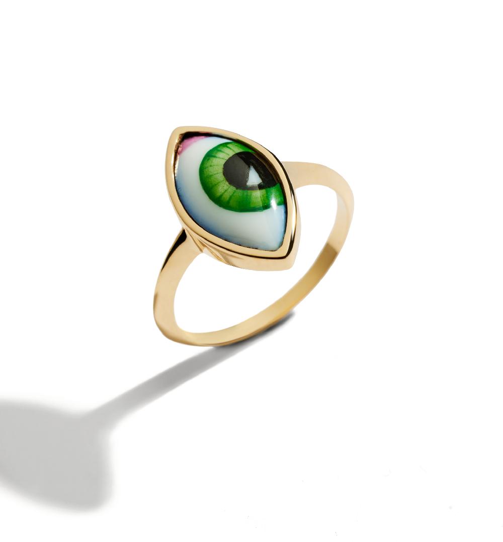 Lito Petit Vert Chevalier Ring