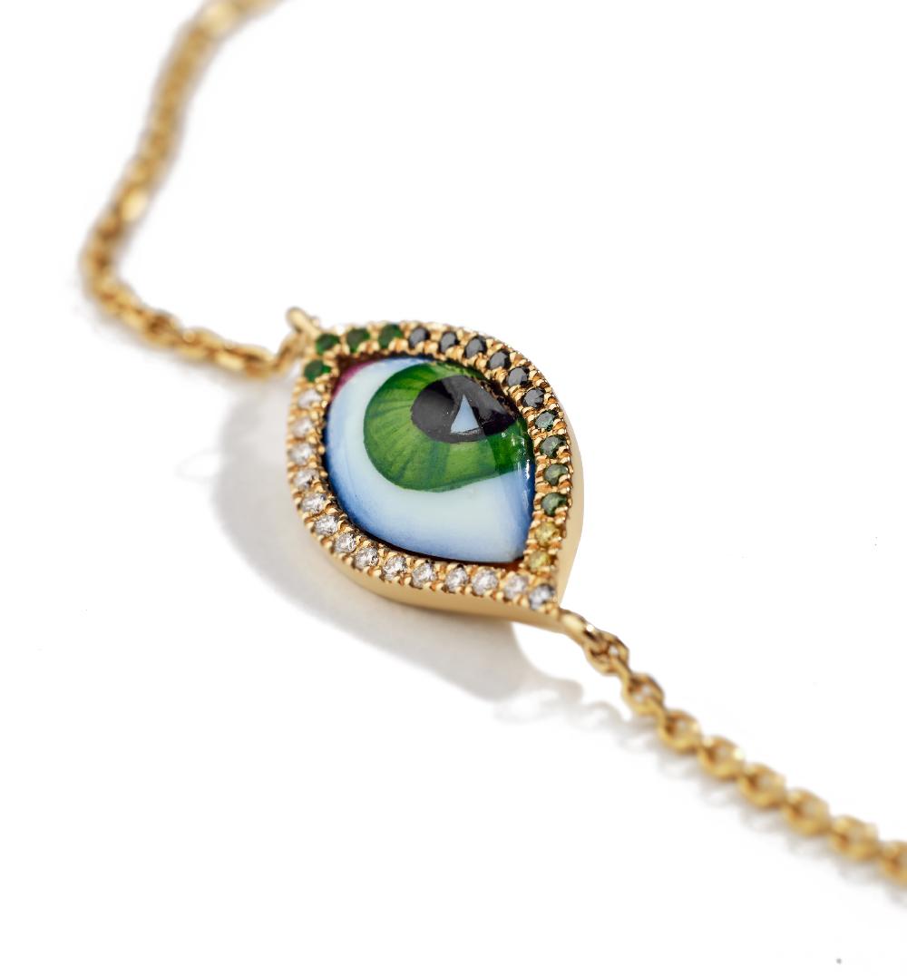 Lito Petit Vert Diamond Bracelet