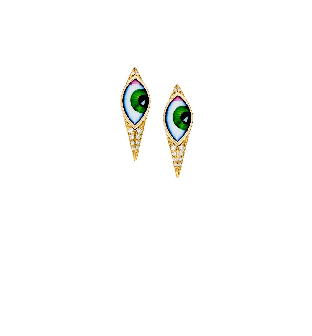 lito Petit Vert diamonds earrings
