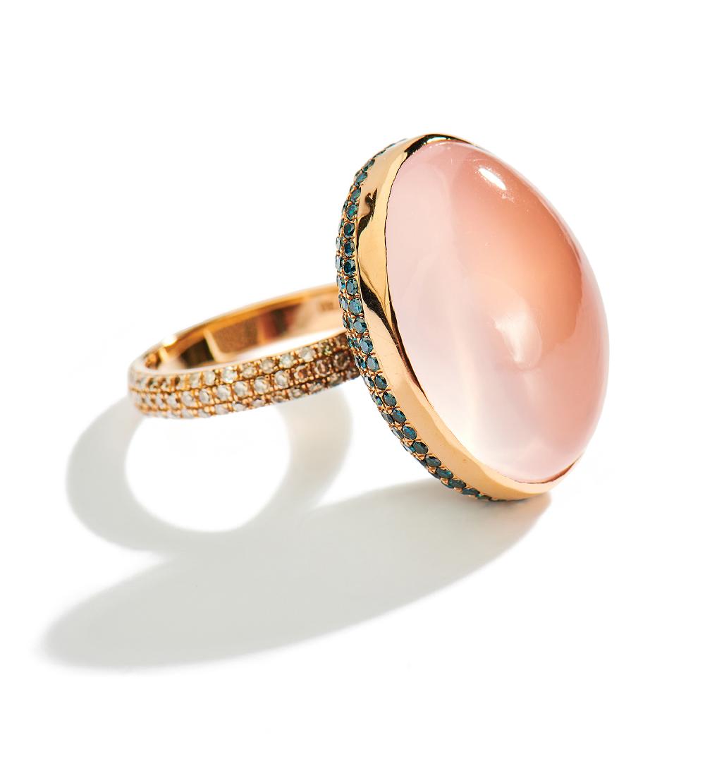 Lito Pink Quartz Ring