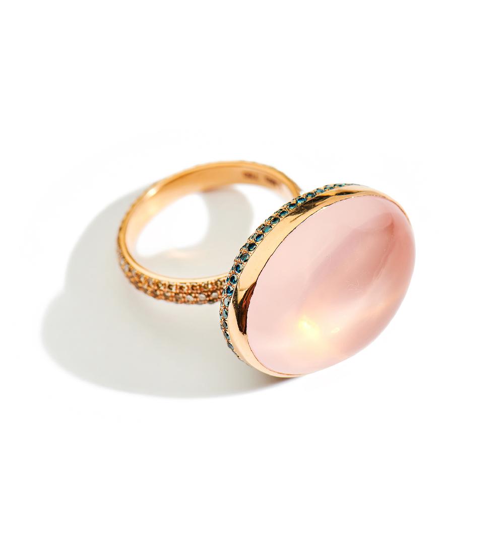 Lito Pink Quartz Ring
