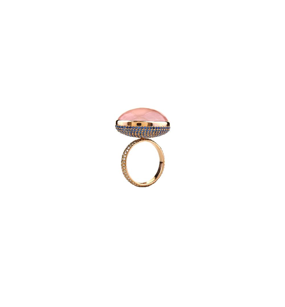 lito Pink quartz ring