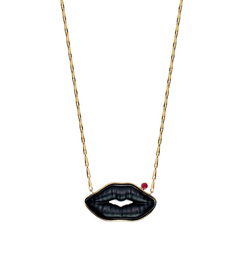 lito "Poison Lips" big necklace