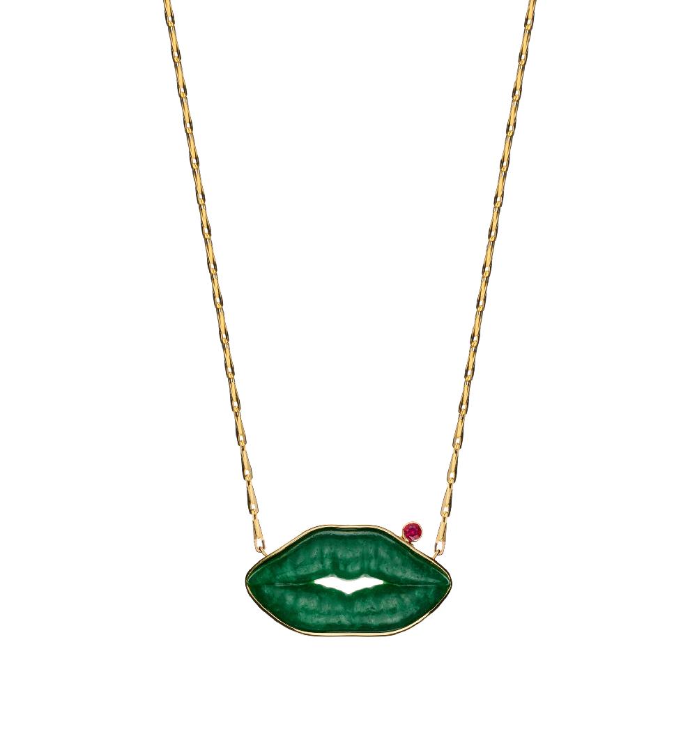 lito "Read my Lips" big necklace