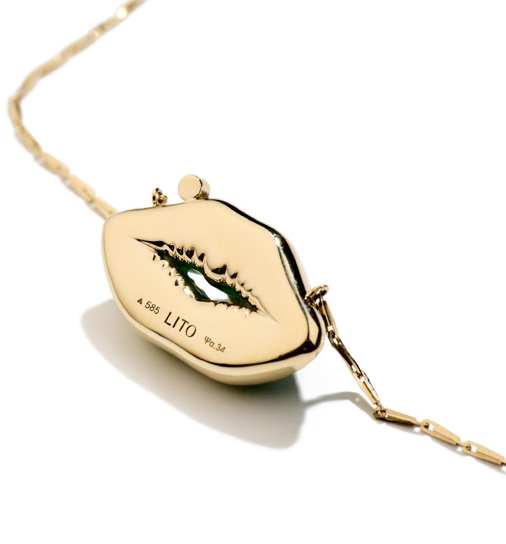 Lito "Read My Lips" Small Necklace