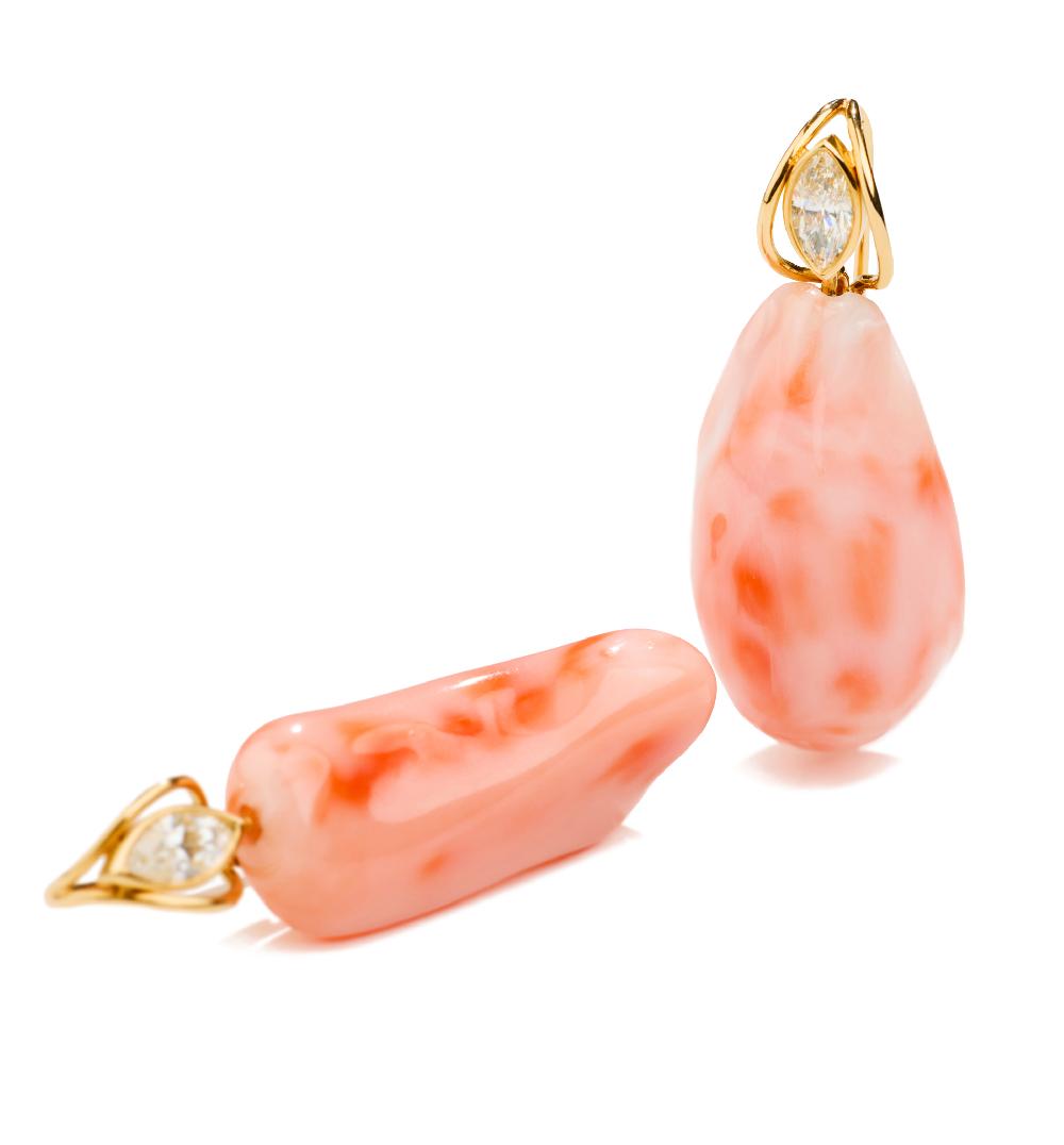 Lito Red Corals Earrings