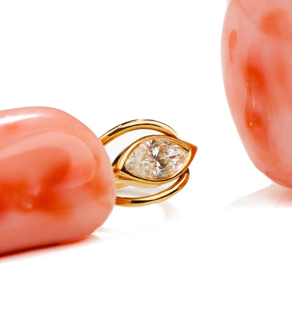 Lito Red Corals Earrings