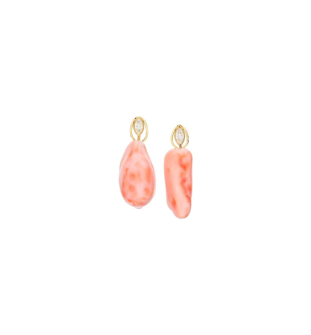 lito Red Corals earrings
