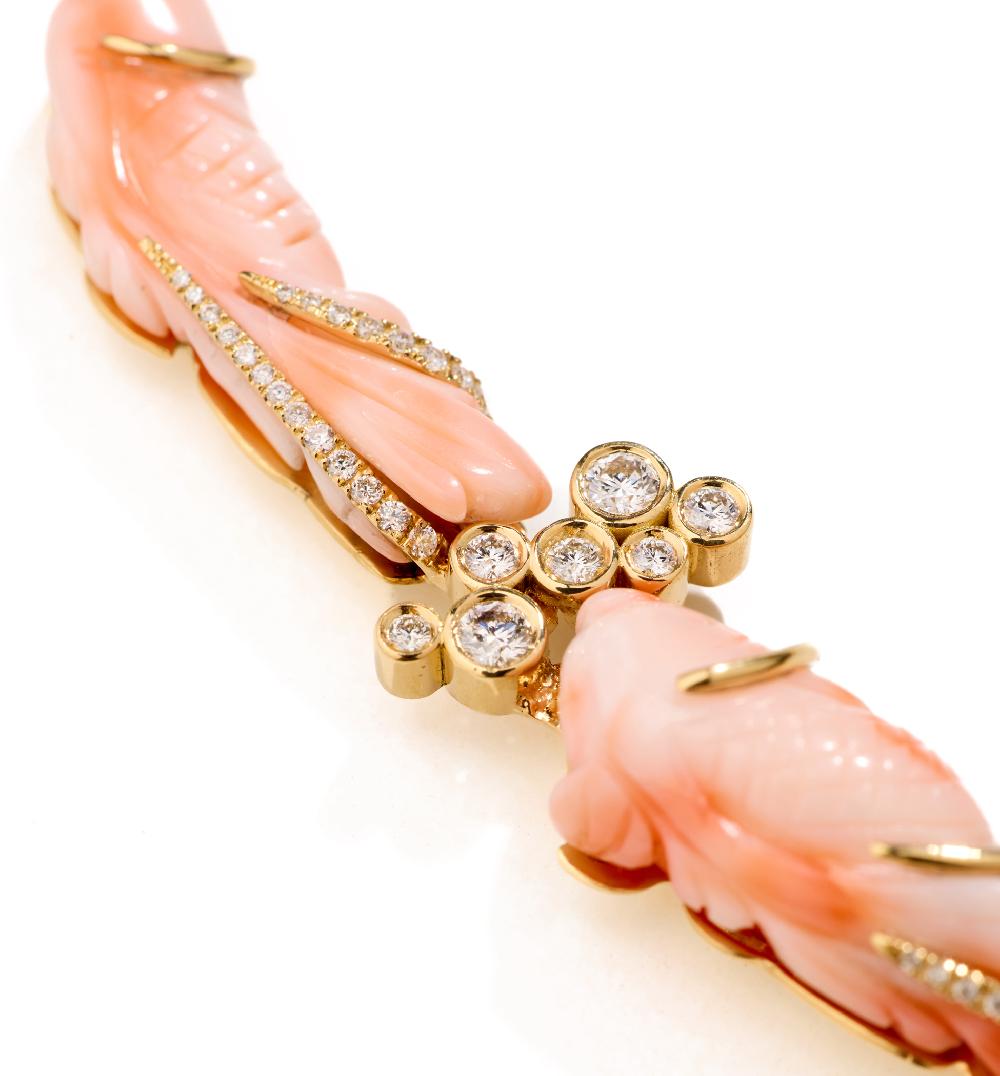 Lito Three Vintage Corals Necklace