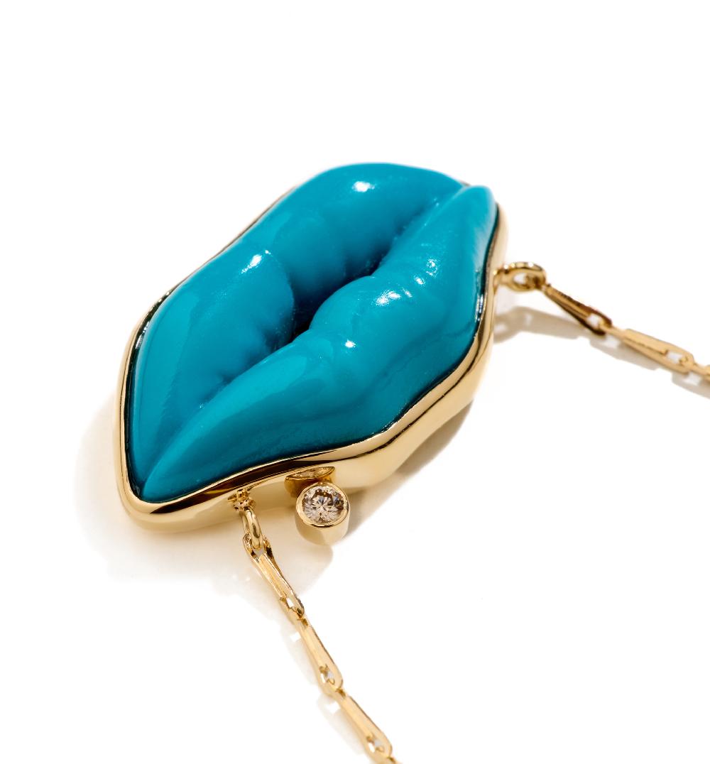 Lito "True Blue Baby I Love You" Small Necklace