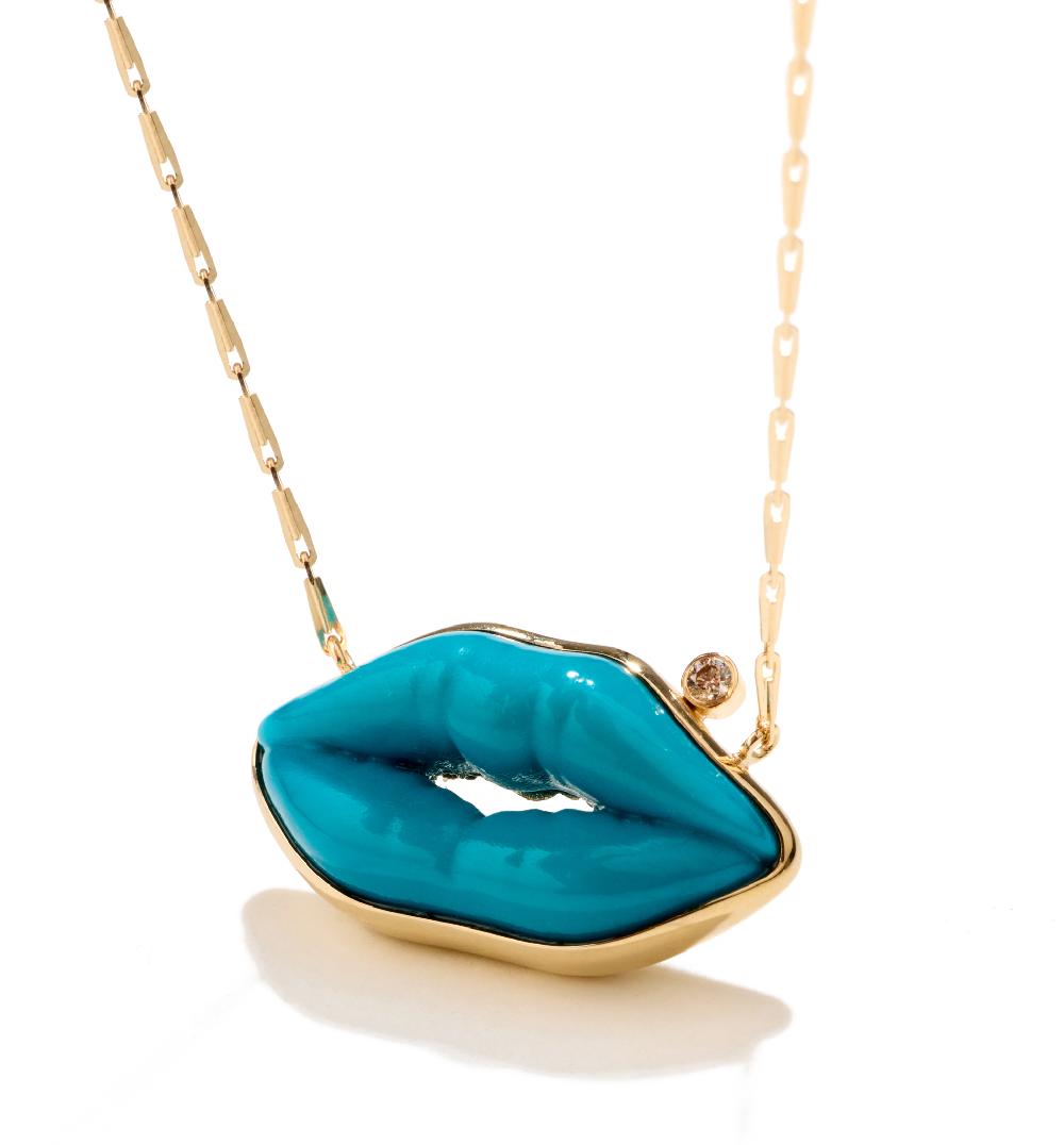 lito "True blue baby I love you" small necklace