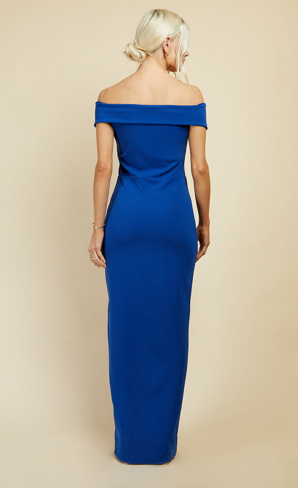 Little Mistress Cobalt Bardot Maxi