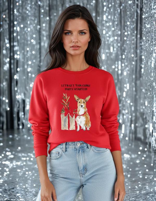 Little Mistress Corgi Party Jumper