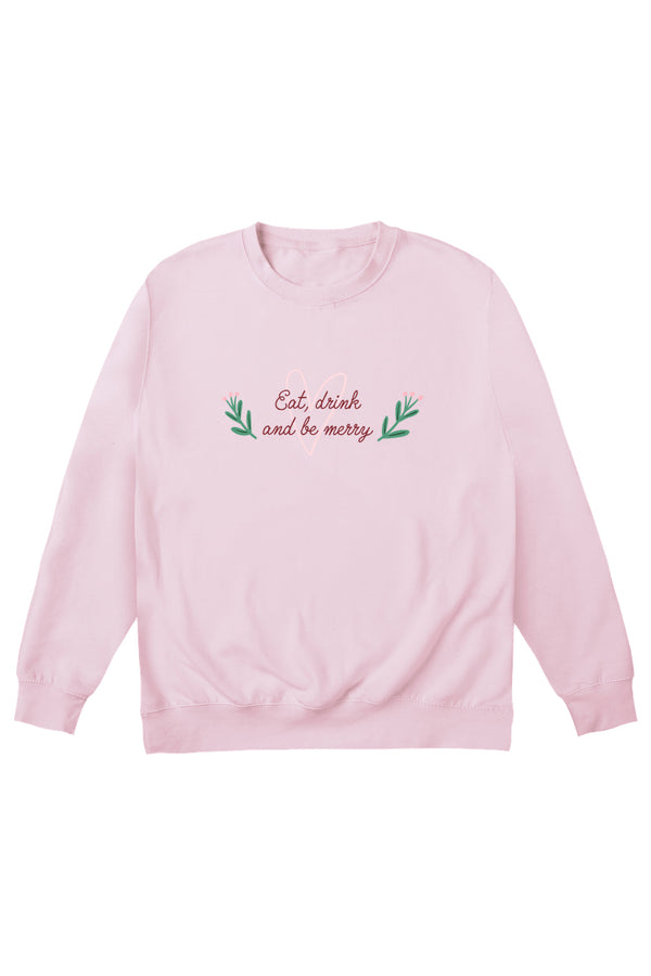 Little Mistress Eat Drink And Be Merry Jumper