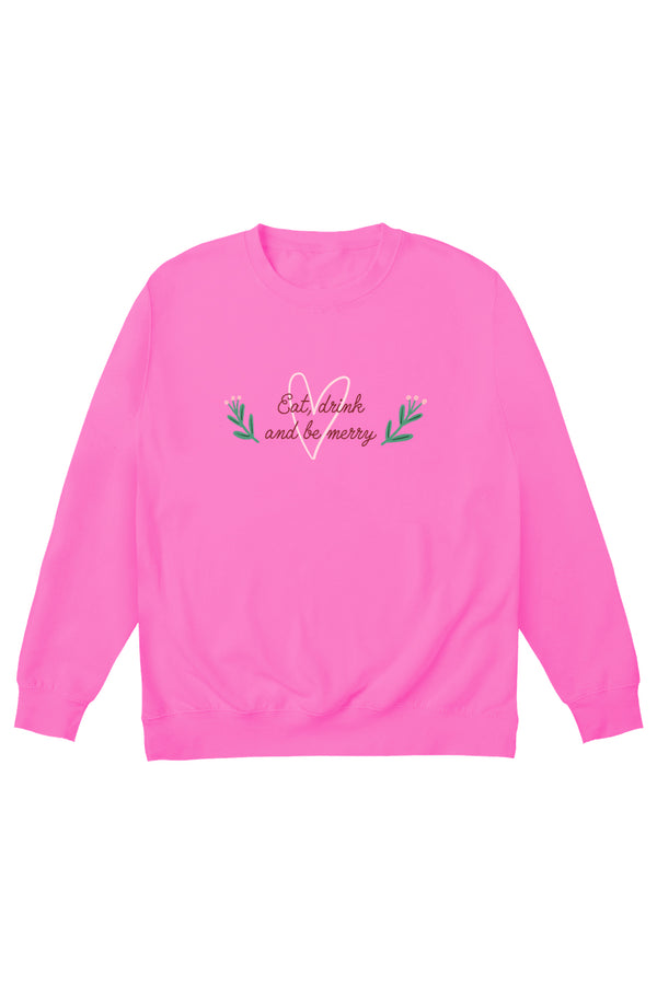 little mistress Eat Drink And Be Merry Jumper