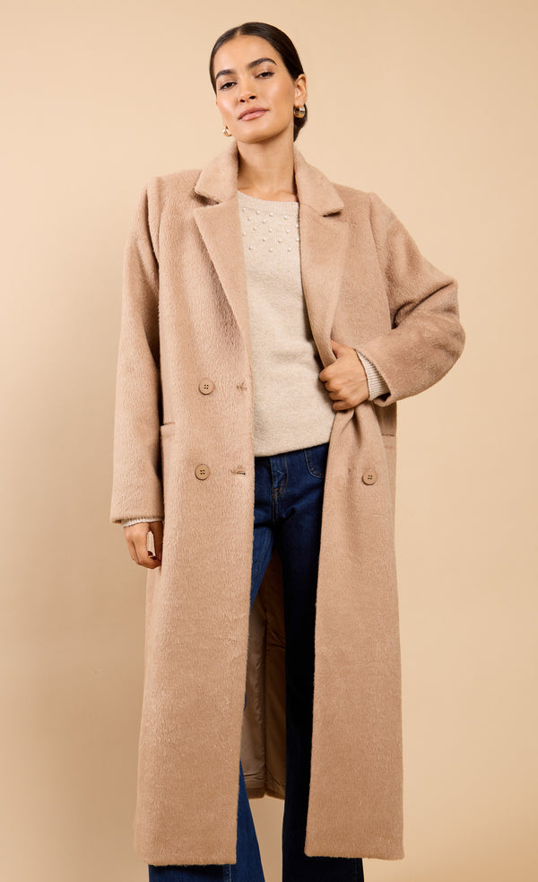 Little Mistress Elea Oatmeal Coat