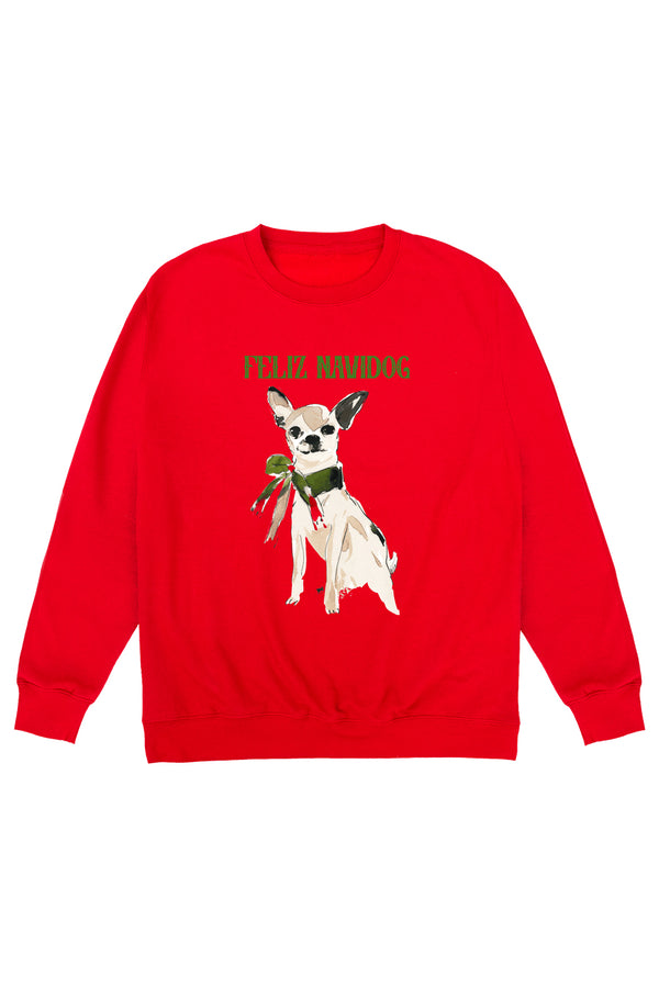 little mistress Feliz Navidog Jumper