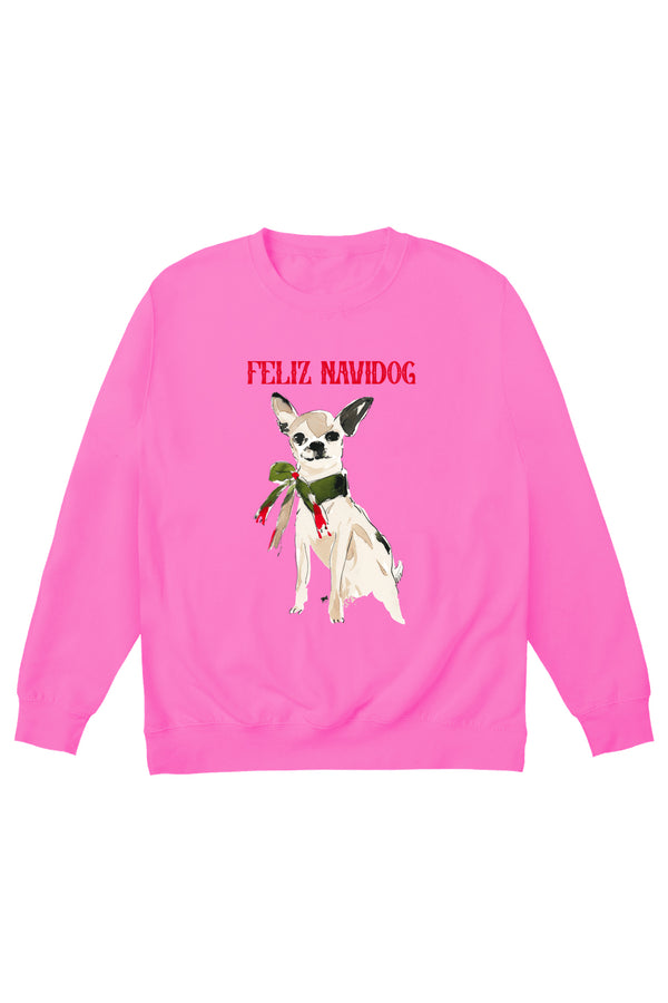 little mistress Feliz Navidog Jumper