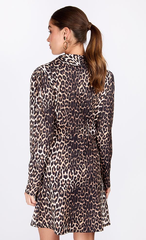 Little Mistress ISKA Leopard Print Mini Dress