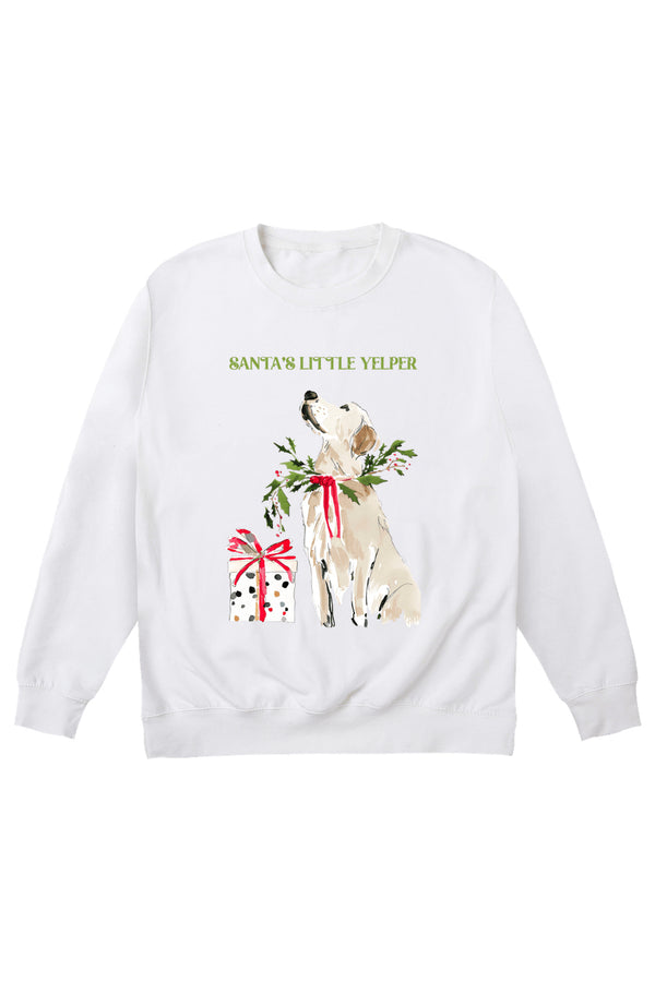 little mistress Santa's Little Yelper Jumper
