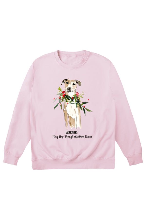 Little Mistress May Nap Through Christmas Dinner Jumper