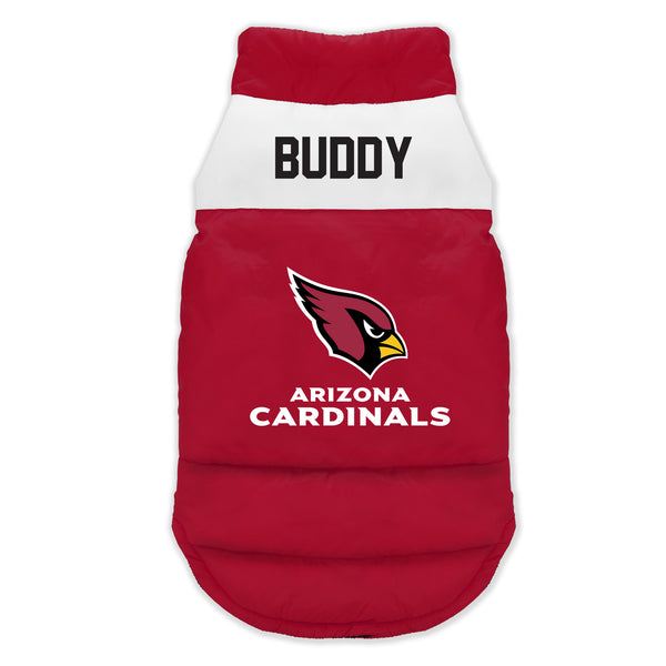 littlearth Arizona Cardinals Custom Pet Parka Puff Vest