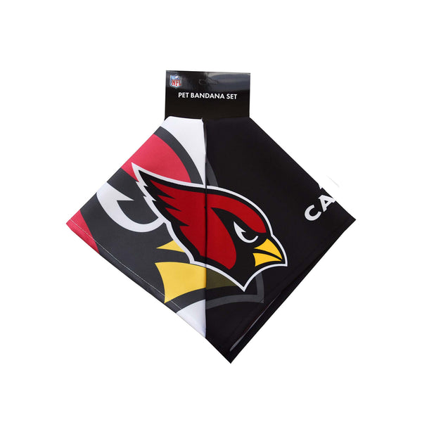 Littlearth Arizona Cardinals Home And Away Pet Bandana Set