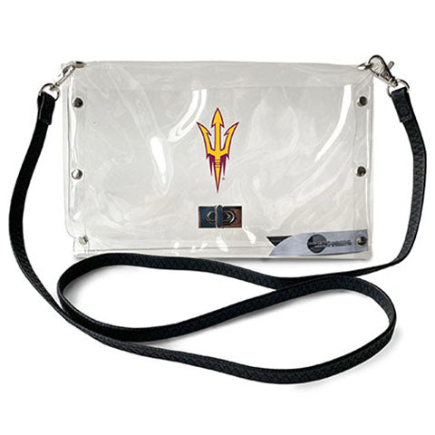 littlearth Arizona State University Clear Envelope Purse