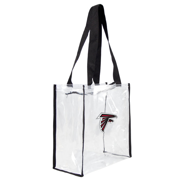 littlearth Atlanta Falcons Clear Square Stadium Tote