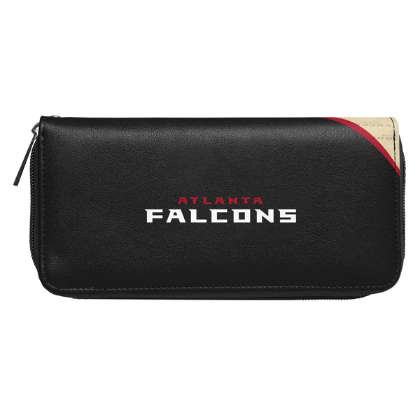 Littlearth Atlanta Falcons Curve Zip Organizer Wallet