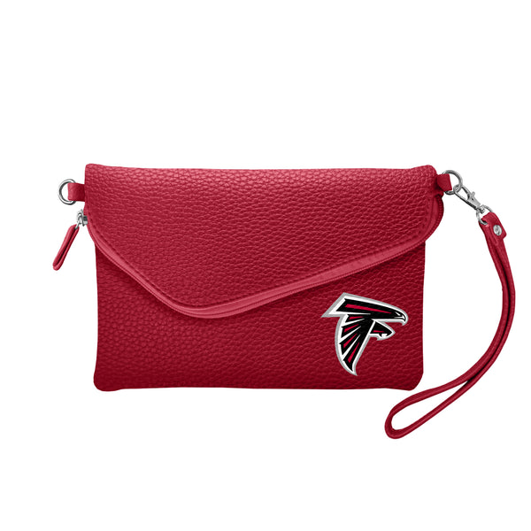 littlearth Atlanta Falcons Fold Over Crossbody Pebble