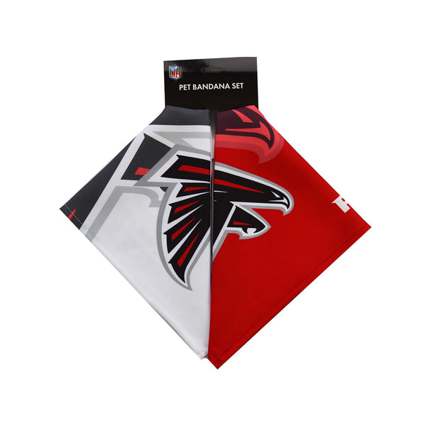 Littlearth Atlanta Falcons Home And Away Pet Bandana Set