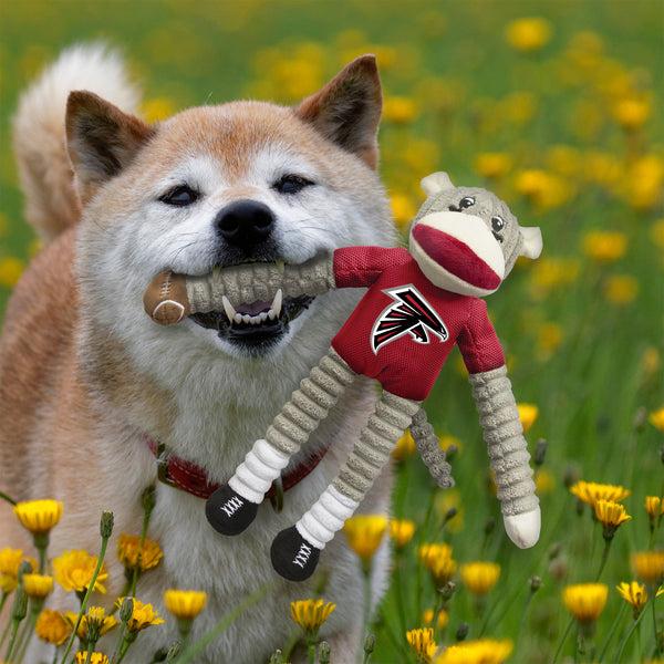 Littlearth Atlanta Falcons Team Sock Monkey Pet Toy