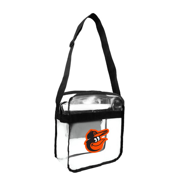 littlearth Baltimore Orioles Clear Carryall Crossbody