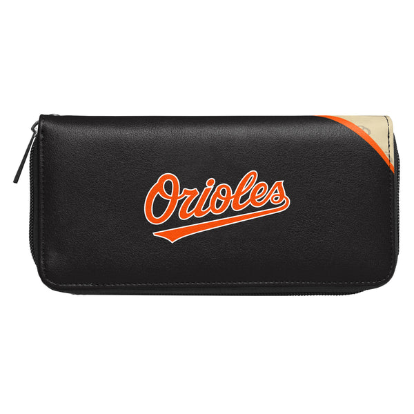Littlearth Baltimore Orioles Curve Zip Organizer Wallet