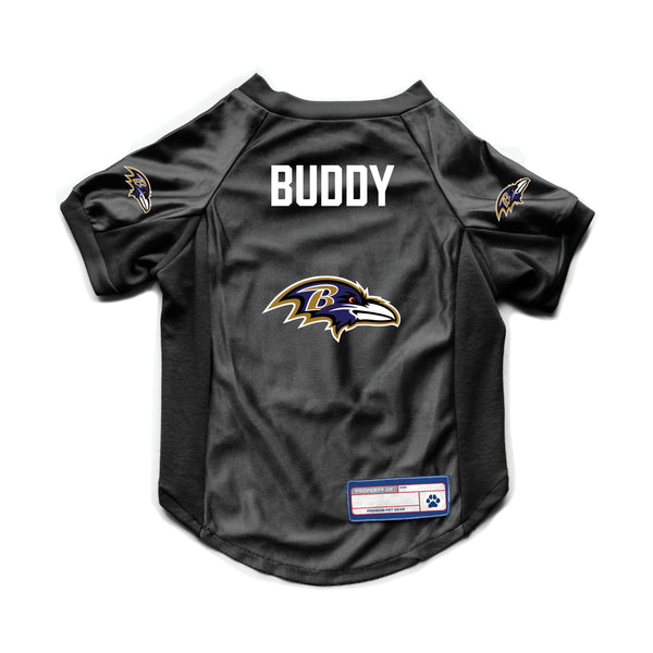littlearth Baltimore Ravens Custom Pet Stretch Jersey