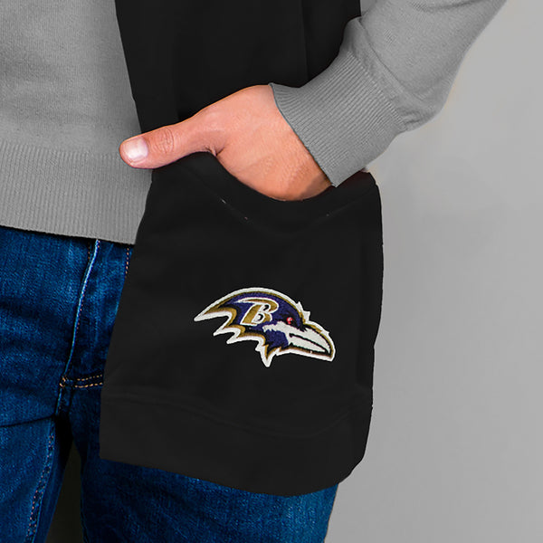 Littlearth Baltimore Ravens Jimmy Bean 4 In 1 Scarf