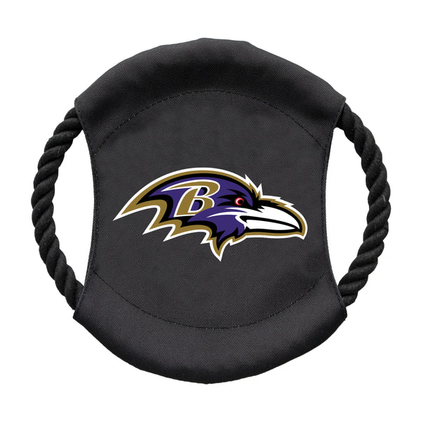 littlearth Baltimore Ravens Team Flying Disc Pet Toy