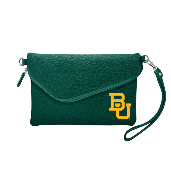 littlearth Baylor University Fold Over Crossbody Pebble