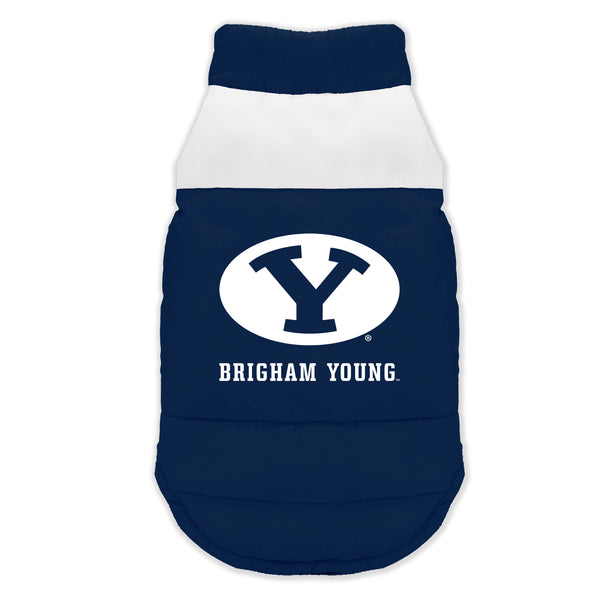 littlearth Brigham Young University Pet Parka Puff Vest