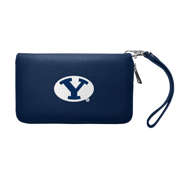 littlearth Brigham Young University Zip Organizer Wallet Pebble