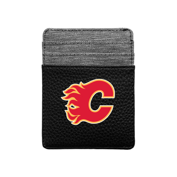 littlearth Calgary Flames Pebble Front Pocket Wallet